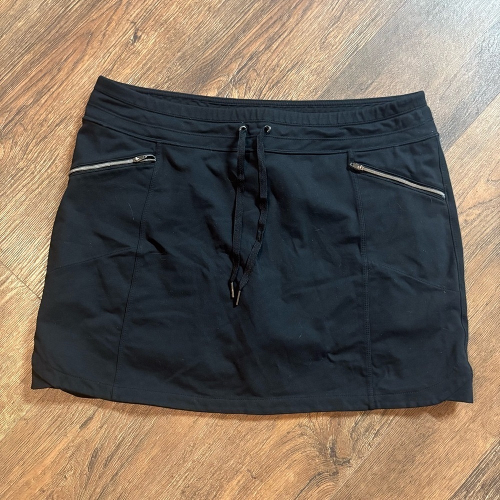Athleta Metro Downtown Skort Black XL - Picture 2 of 5